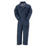 Bulwark® Small Regular Navy Blue Westex Ultrasoft® Twill/Cotton/Nylon Flame Resistant Coveralls With Cotton Lining Zipper Front Closure