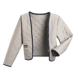 Bulwark® 2X Regular Gray Quilted Modacrylic® Fiberfill Flame Resistant Liner With Zipper Front Closure