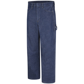 Bulwark® 34" X 34" Denim Wash Blue EXCEL FR® Cotton Denim Flame Resistant Jeans With Button Closure