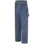 Bulwark® 32" X 32" Stone Wash Blue EXCEL FR® Cotton Denim Flame Resistant Jeans With Button Closure