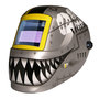 ArcOne® Carrera™ 1000F-0171 Gray/Black/White/Yellow Welding Helmet With 110 mm X 90 mm X 6.3 mm Variable Shades 4, 9 - 13 Auto Darkening Lens