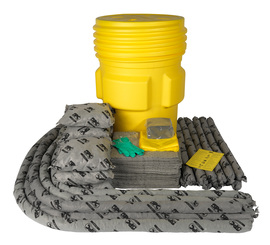 Brady® 95 gal Drum AllWik® Yellow Polypropylene Spill Kit