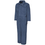 Red Kap® Large Regular Blue Polyester Lined 10 Ounce Polyester Cotton Coveralls