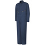 Red Kap Size 2X Regular Navy Polyester Lined 7.25 Ounce Polyester Cotton Coveralls