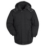 Red Kap® 5X Regular Black Polyester Lined 6 Ounce Polyester Cotton Coat