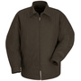 Red Kap® Small Regular Brown Polyester Lined 7.25 Ounce Polyester Cotton Jacket