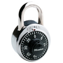 Master Lock® Silver/Black Stainless Steel Combination Security Padlock Hardened Steel Shackle