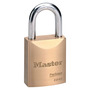 Master Lock® Brass Solid Brass High Security Padlock Boron Alloy Shackle
