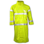Tingley 3X Hi-Viz Green/Yellow 48" Comfort-Brite® 14 mil PVC And Polyester Rain Coat
