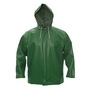 Tingley X-Large Green 32" Safetyflex® 17 mil PVC And Polyester Rain Coat