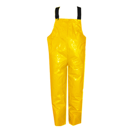 Tingley Large Yellow 30" Iron Eagle® 10 mil Polyurethane And Nylon Bib Overalls