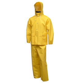 Tingley Medium Yellow Industrial Work .35 mm PVC And Polyester Suit