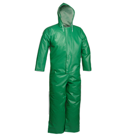 Tingley 4X Green Safetyflex® 17 mil PVC And Polyester Coveralls
