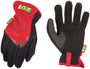 Mechanix Wear® Size 10 Black And Red FastFit® Leather And TrekDry® Full Finger Mechanics Gloves With Elastic Cuff