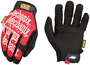Mechanix Wear® Size 8 Black And Red The Original® Leather And TrekDry® Full Finger Mechanics Gloves With Hook and Loop Cuff