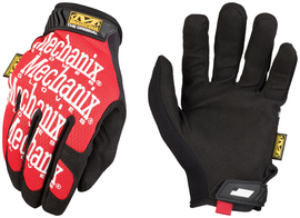 Mechanix Wear® Size 9 Black And Red The Original® Leather And TrekDry® Full Finger Mechanics Gloves With Hook and Loop Cuff