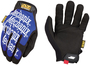 Mechanix Wear® Size 9 Black And Blue The Original® Leather And TrekDry® Full Finger Mechanics Gloves With Hook and Loop Cuff