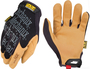 Mechanix Wear® Size 9 Black And Tan Material4X® Original® Leather And TrekDry® Full Finger Mechanics Gloves With Hook and Loop Cuff