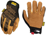 Mechanix Wear® Size 9 Tan And Brown Durahide™ Original® Leather Full Finger Mechanics Gloves With Hook and Loop Cuff