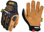 Mechanix Wear® Size 9 Tan And Brown Durahide™ M-PACT® Leather Full Finger Anti-Vibration Gloves With Hook and Loop Cuff