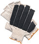 MCR Safety® Large Memphis 7 Gauge Black PVC Palm And Fingertips Coated Work Gloves With Black Cotton And Polyester Liner And Knit Wrist