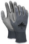 MCR Safety® Large NXG 13 Gauge Gray Polyurethane Palm And Fingertips Coated Work Gloves With Gray Nylon Liner And Knit Wrist