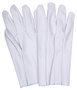 MCR Safety® Large MCR Safety® White Vinyl Fully Coated Coated Work Gloves With White Interlock Liner And Slip-On Cuff