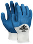 MCR Safety® Large NXG 10 Gauge Blue Latex Palm And Over The Knuckle Coated Work Gloves With Blue Cotton And Polyester Liner And Knit Wrist