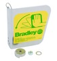 Bradley® 4.6" X 4.2" X 1" Dust Cover Handle Prepack