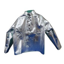 Chicago Protective Apparel 2X Gray Aluminized Para-Aramid Blend Heat Resistant Jacket