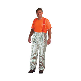 Chicago Protective Apparel X-Large Gray Aluminized Carbon Para-Aramid Blend Heat Resistant Pants