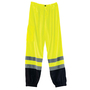 Ergodyne X-Large/Large Black/Hi-Viz Yellow/Yellow GloWear® 8910BK Polyester Mesh Pants