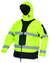 MCR Safety® Large Hi-Viz Green UltraTech® Polyester/Polyurethane Jacket