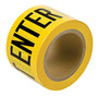Brady® 3" X 200' Black/Yellow 3 mil Polyethylene Non-Adhesive Barricade Tape "CAUTION DO NOT ENTER"