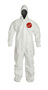 DuPont™ 3X White Tychem® 4000 12 mil Chemical Protective Coveralls (With Hood, Elastic Wrists And Ankles)