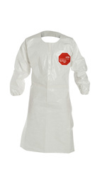 DuPont™ Large White Tychem® 4000 12 mil Long Sleeve Chemical Protective Apron