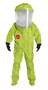 DuPont™ 3X Yellow Tychem® 10000, 28 mil Encapsulated Level A Chemical Protective Suit With Expanded Back And Front Entry