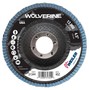 Weiler® Wolverine™ 4 1/2" X 7/8" 40 Grit Type 29 Flap Disc