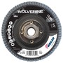 Weiler® Wolverine™ 4 1/2" X 5/8" - 11 40 Grit Type 29 Flap Disc
