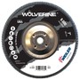 Weiler® Wolverine™ 7" X 5/8" - 11 60 Grit Type 29 Flap Disc