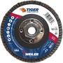 Weiler® Tiger® Ceramic 4 1/2" X 5/8" - 11 80 Grit Type 27 Flap Disc