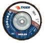 Weiler® Tiger® 7" X 5/8" - 11 80 Grit Type 27 Flap Disc