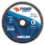 Weiler® Tiger® Bobcat 3" X Type S Mount 36 Grit Type 27 Flap Disc
