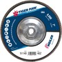 Weiler® Tiger Paw™ 7" X 5/8" - 11 40 Grit Type 27 Flap Disc