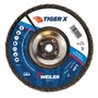 Weiler® Tiger® X 7" X 5/8" - 11 36 Grit Type 29 Flap Disc