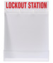 Brady® White Polystyrene Lockout Station "LOCKOUT STATION"