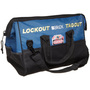Brady® Black/Red/White/Yellow/Blue Polyester Lockout Bag "BRADY LOCKOUT TAGOUT"