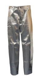 Stanco Safety Products™ 36" X 30" Silver Aluminized PFR Rayon Heat Resistant Pants