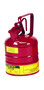 Justrite® 1 Gallon Red Galvanized Steel Safety Can