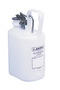 Justrite® 1 Gallon White Polyethylene Safety Container